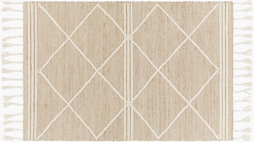 Lattice Jute Rug, Lattice Jute, 5' x 7'6" - Image 0
