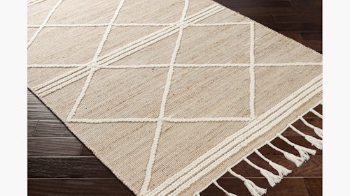 Lattice Jute Rug, Lattice Jute, 5' x 7'6" - Image 2