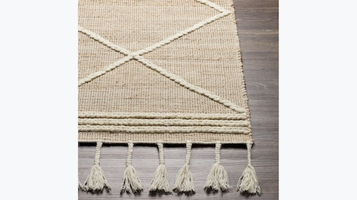 Lattice Jute Rug, Lattice Jute, 5' x 7'6" - Image 1