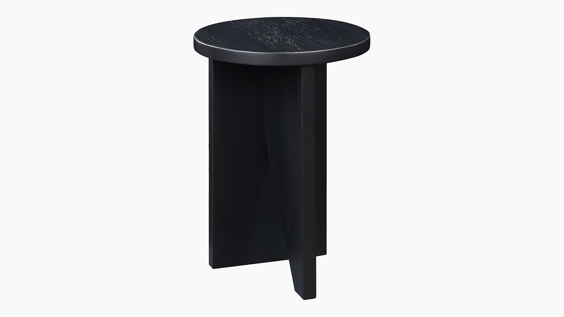 Grace Accent Table, Solid Black Oak - Image 3