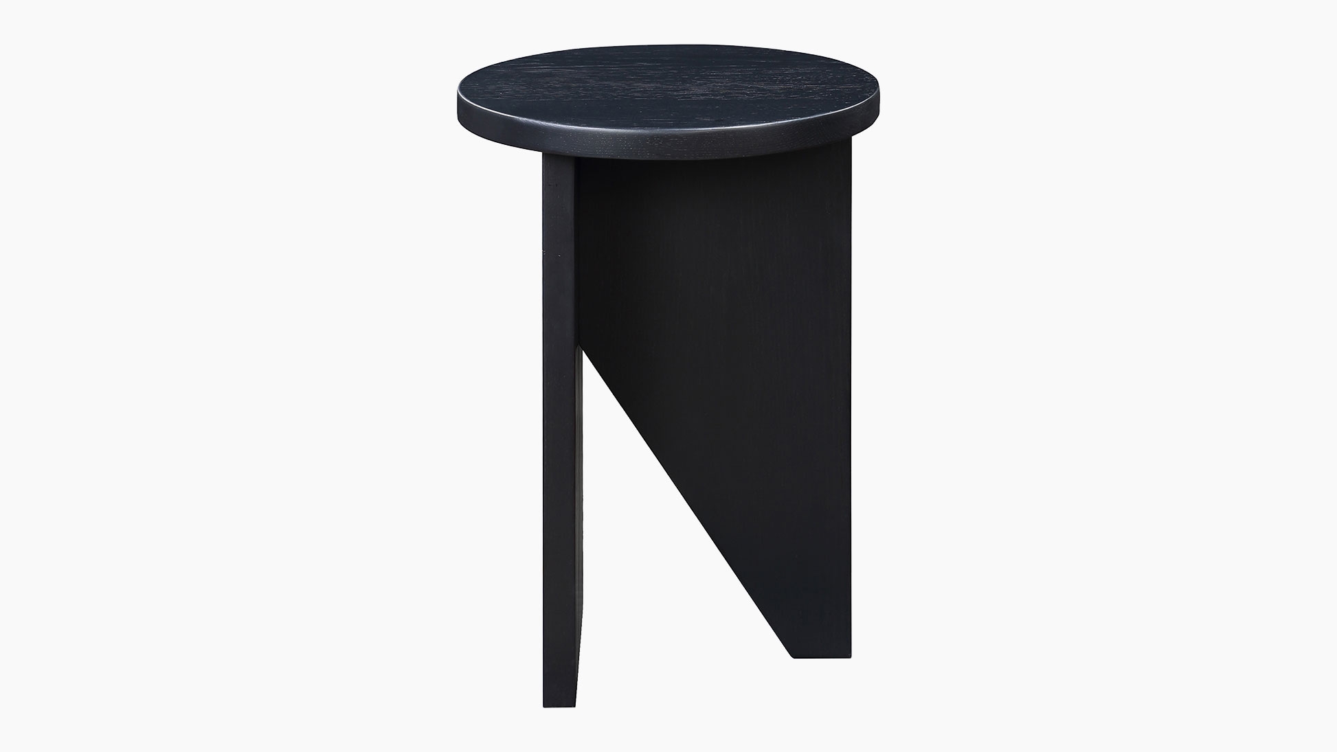 Grace Accent Table, Solid Black Oak - Image 4