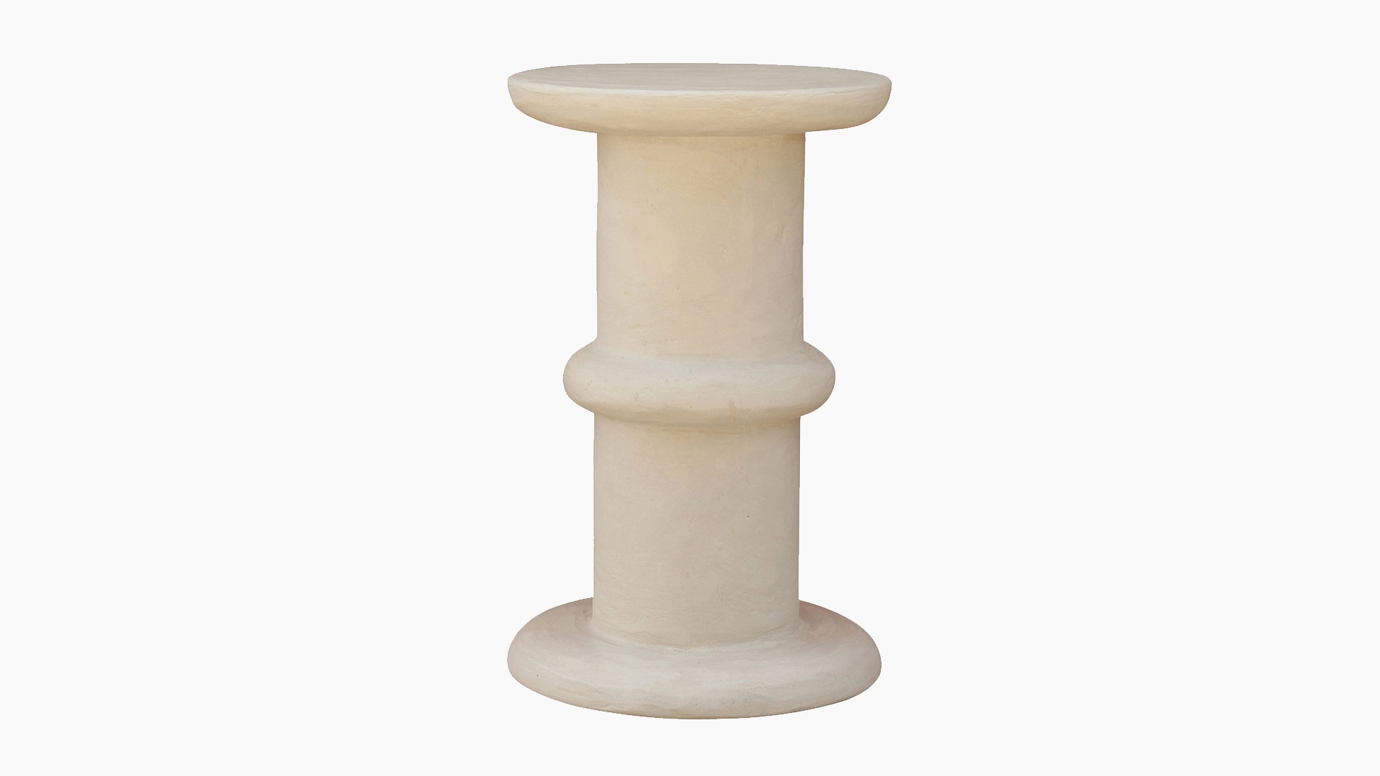 Anders Accent Table, Lime Plaster - Image 0