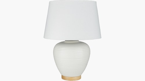White Glazed Table Lamp | White Glazed - Image 0