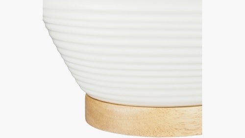 White Glazed Table Lamp | White Glazed - Image 1