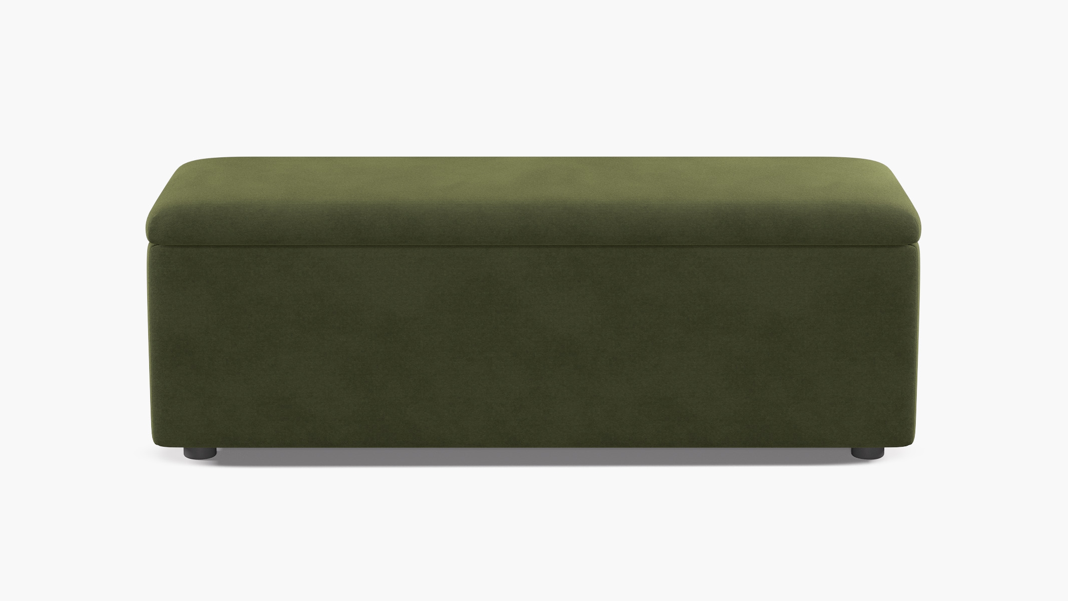Classic Storage Bench, Zucchini Luxe Velvet - Image 0