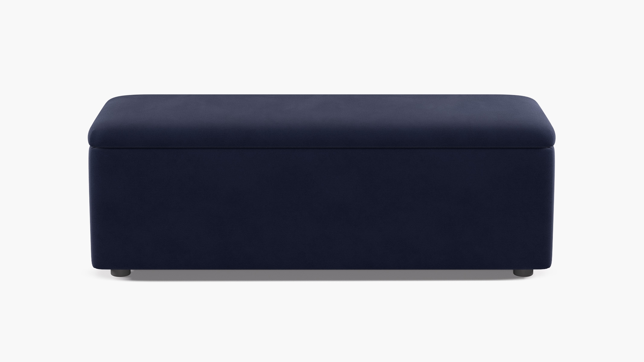 Classic Storage Bench, Navy Classic Velvet - Image 0