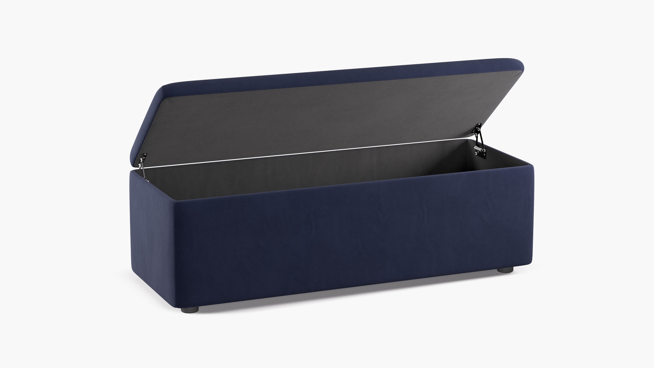 Classic Storage Bench, Navy Classic Velvet - Image 1