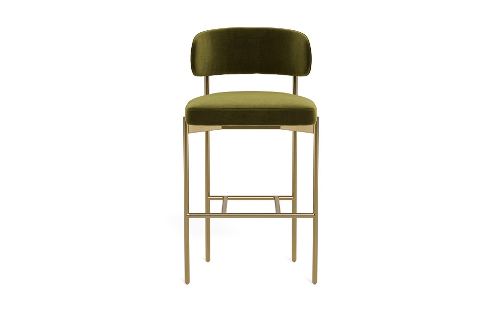 Hollis Metal Framed Upholstered Bar Stool - Image 0