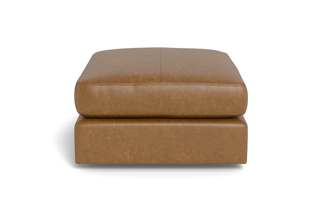 Beckham Leather Modular Rectangle Ottoman - Image 2