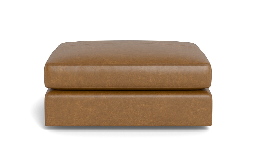 Beckham Leather Modular Rectangle Ottoman - Image 0