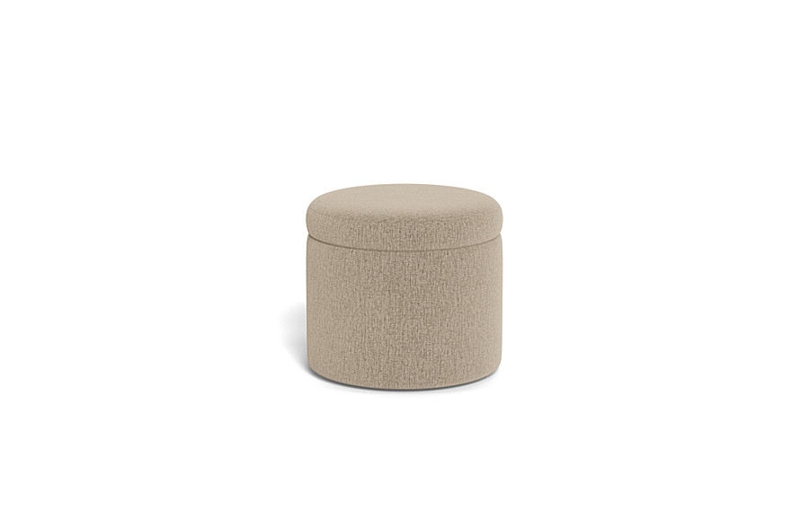 Colten Round Storage Stool Ottoman - Image 1