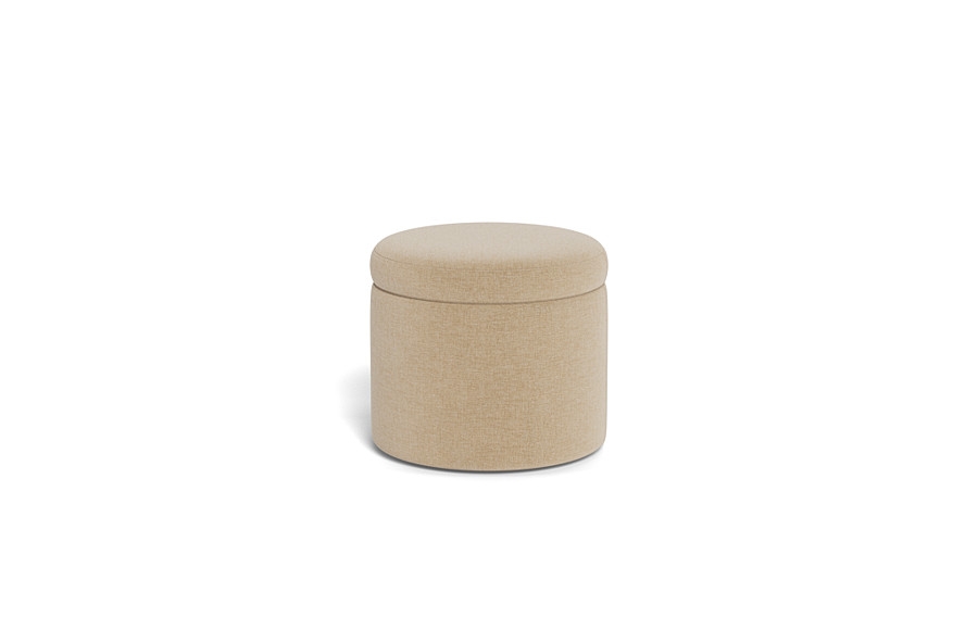 Colten Round Storage Stool Ottoman - Image 0
