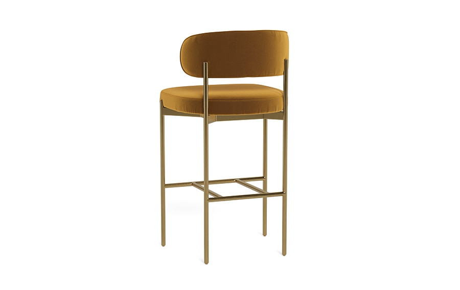 Hollis Metal Framed Upholstered Bar Stool - Image 1