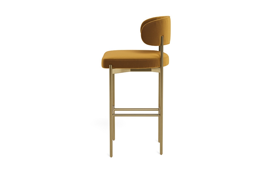 Hollis Metal Framed Upholstered Bar Stool - Image 3