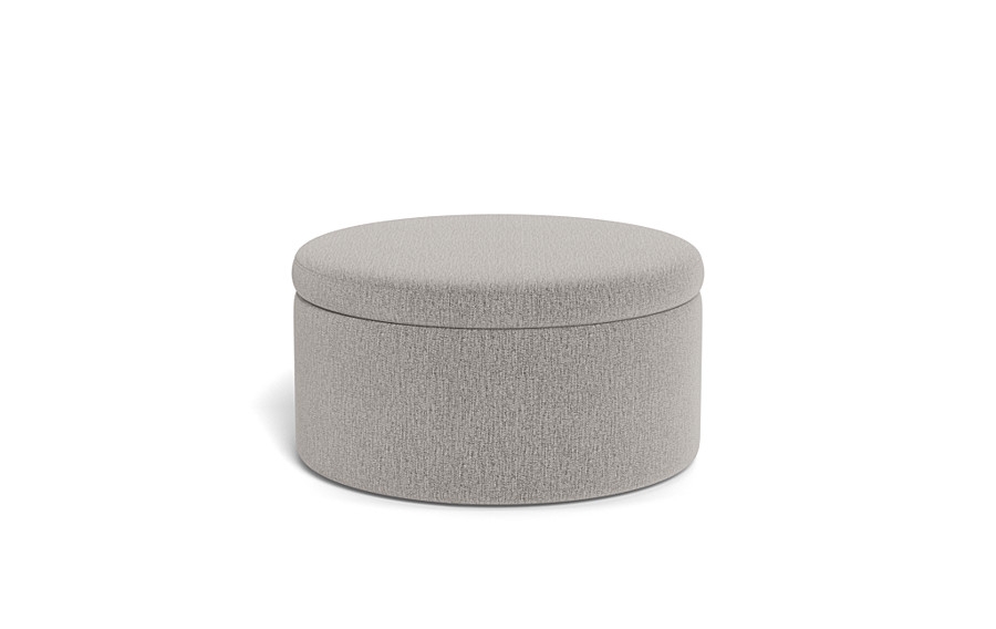 Colten Round Storage Coffee Table Ottoman - Image 3