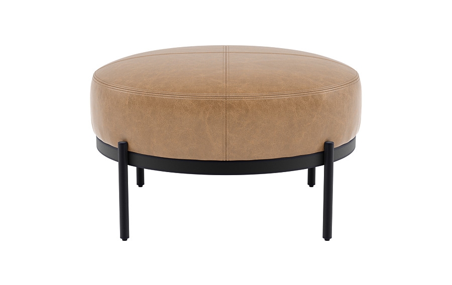 Kyle Round Stool Ottoman - Image 3
