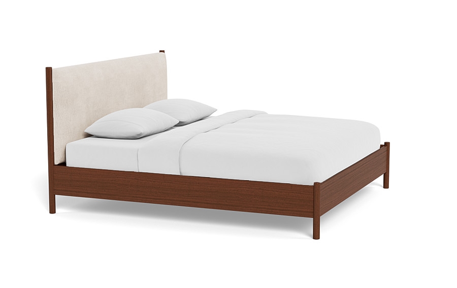 Percey Wood Framed Bed with Tufting Option - Image 3