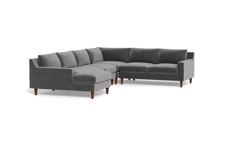 Saylor 4-Piece Corner Sectional Sofa with Left Chaise - Image 4
