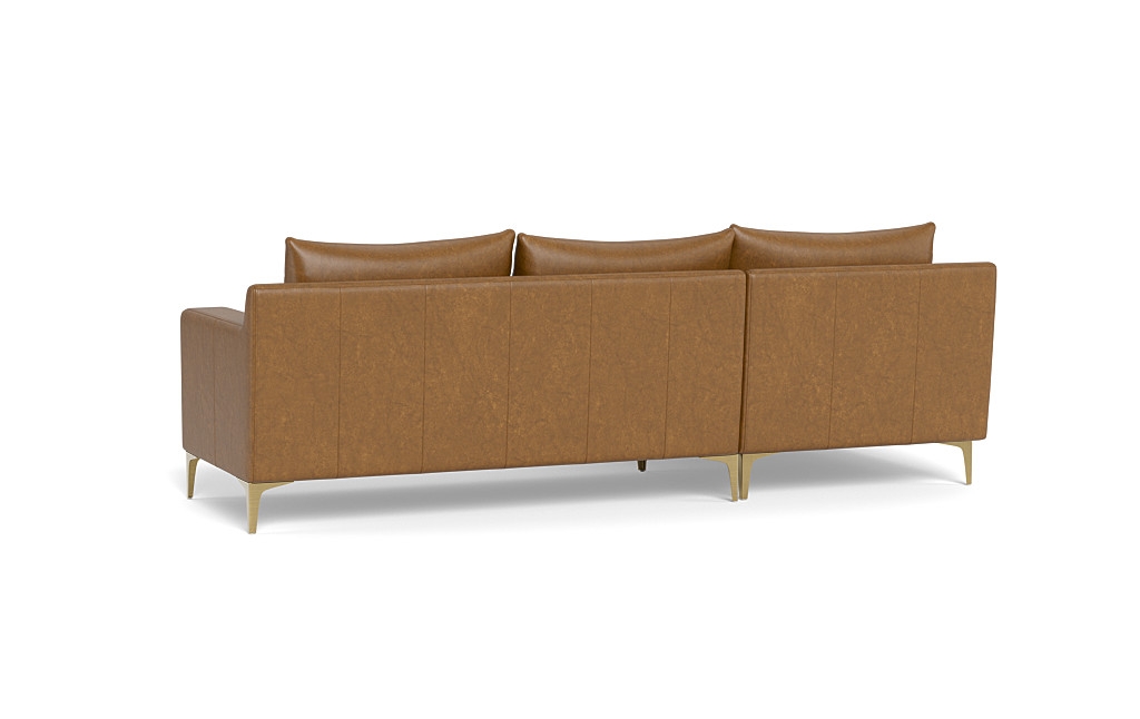 Sloan Leather Left Chaise Sectional - Image 1
