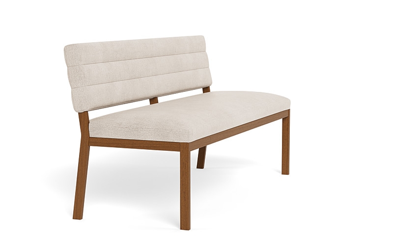 Nora Wood Framed Upholstered Bench - Image 2