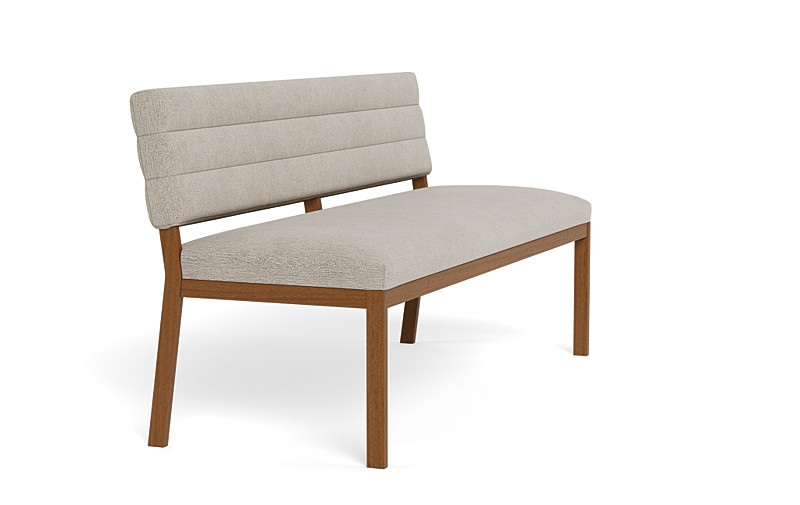 Nora Wood Framed Upholstered Bench - Image 4