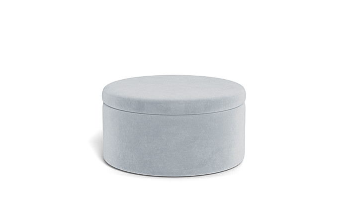 Colten Round Storage Coffee Table Ottoman - Image 4