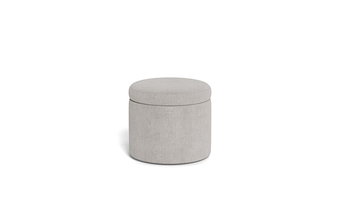 Colten Round Storage Stool Ottoman - Image 0