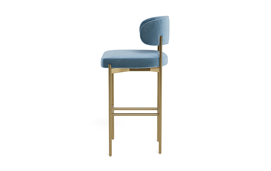 Hollis Metal Framed Upholstered Bar Stool - Image 1