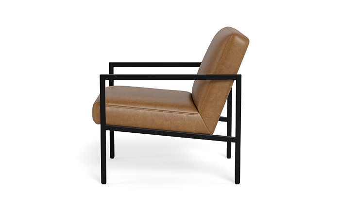 Fritz Leather Accent Chair - Image 2
