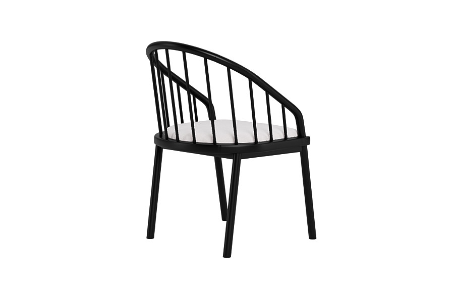 Alten Wood Framed Upholstered Seat Chair - Image 3