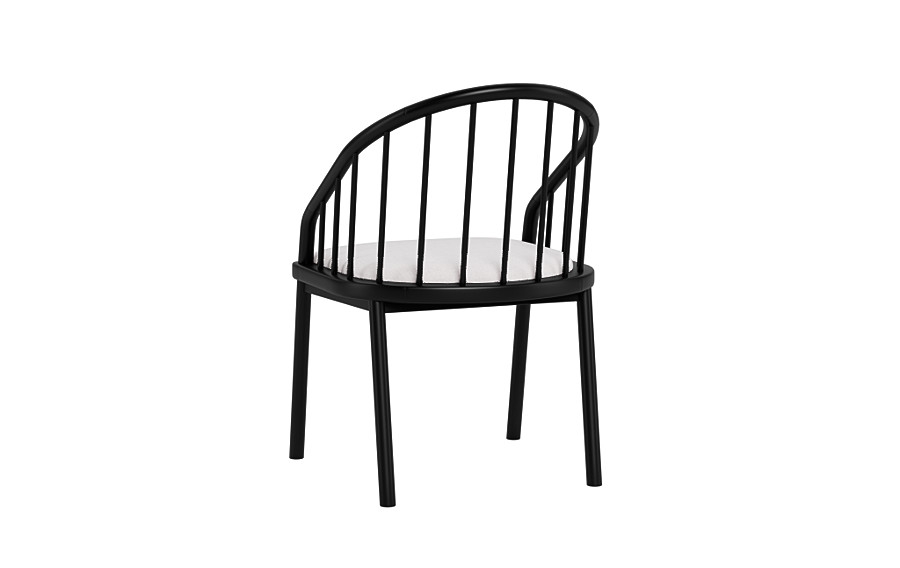Alten Wood Framed Upholstered Seat Chair - Image 2