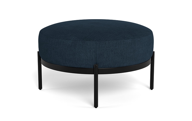 Kyle Round Stool Ottoman - Image 1