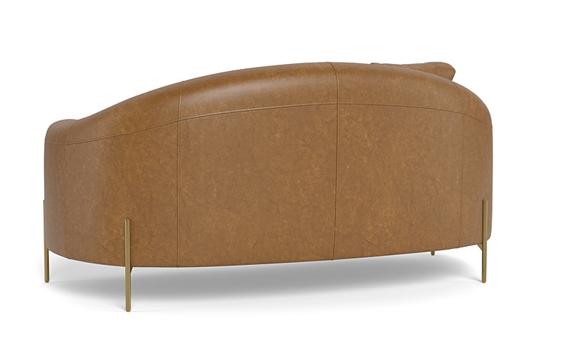 Fiona Leather Loveseat - Image 1