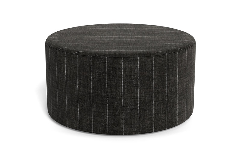 Colten Round Coffee Table Ottoman - Image 1