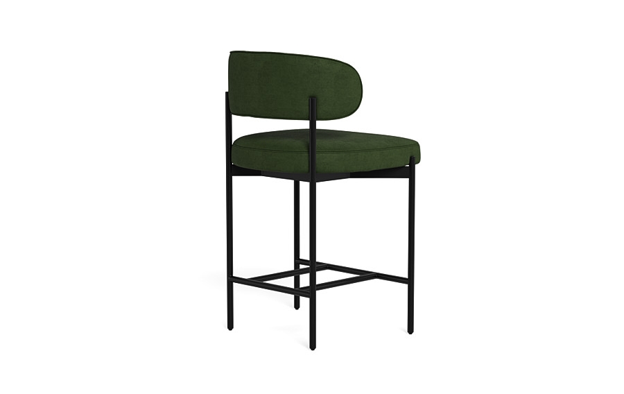 Hollis Metal Framed Upholstered Counter Stool - Image 1