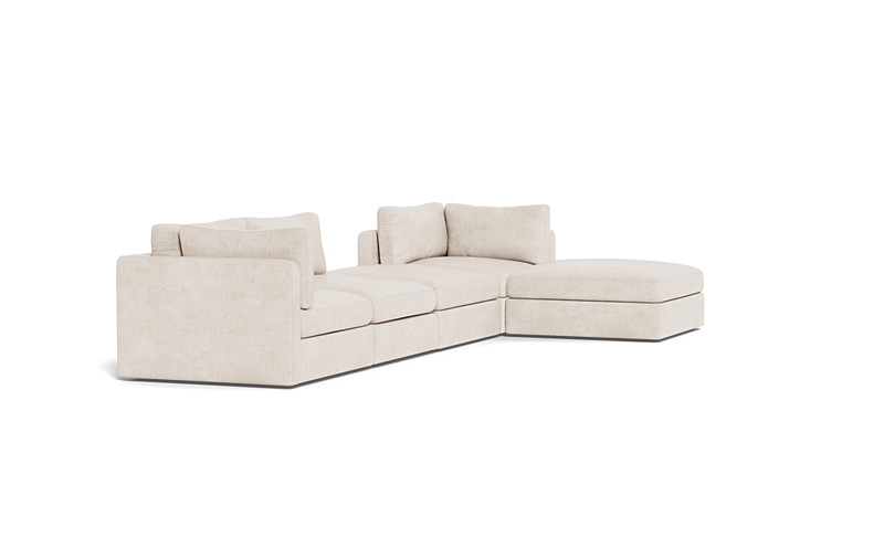 Tatum Modular Chaise Sectional with Open Ottoman - Image 3