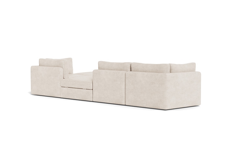 Tatum Modular Chaise Sectional with Open Ottoman - Image 5