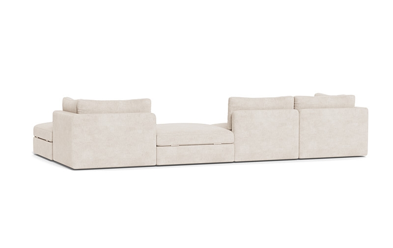 Tatum Modular Chaise Sectional with Open Ottoman - Image 4