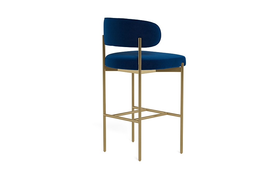 Hollis Metal Framed Upholstered Bar Stool - Image 2