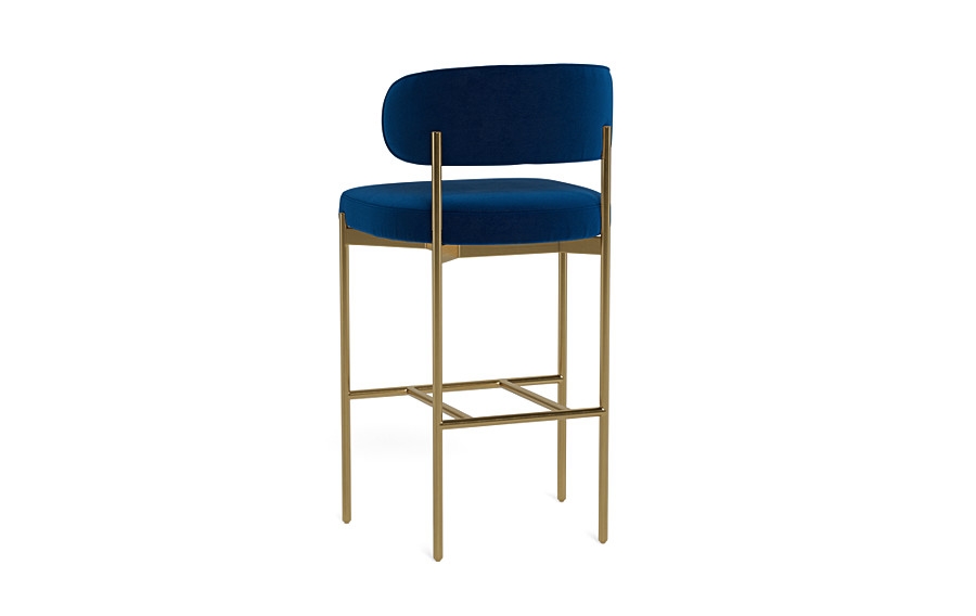 Hollis Metal Framed Upholstered Bar Stool - Image 1