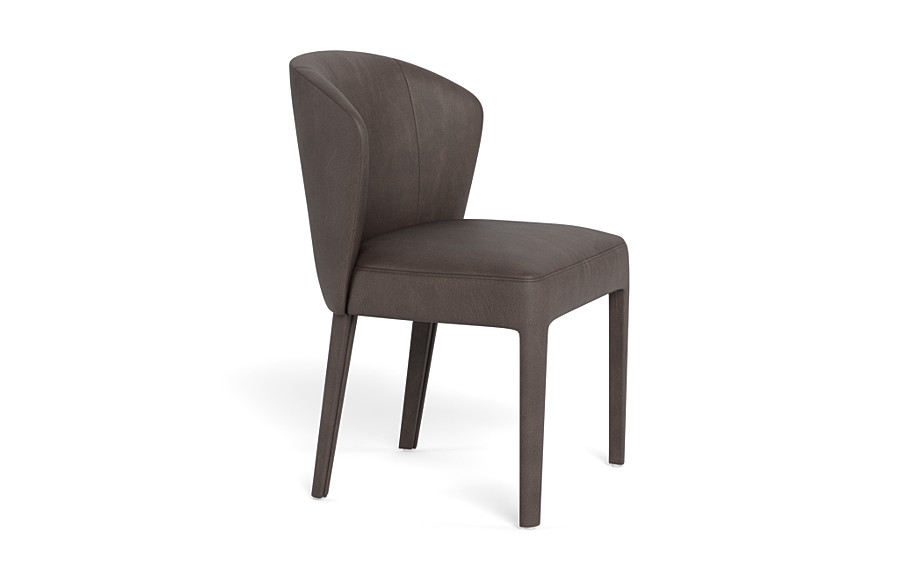 Pratt Leather Fully Upholstered Chair - Image 4