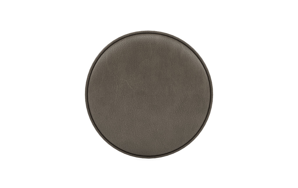 Throw Pillow Leather 13 Round Pillow" - Image 0