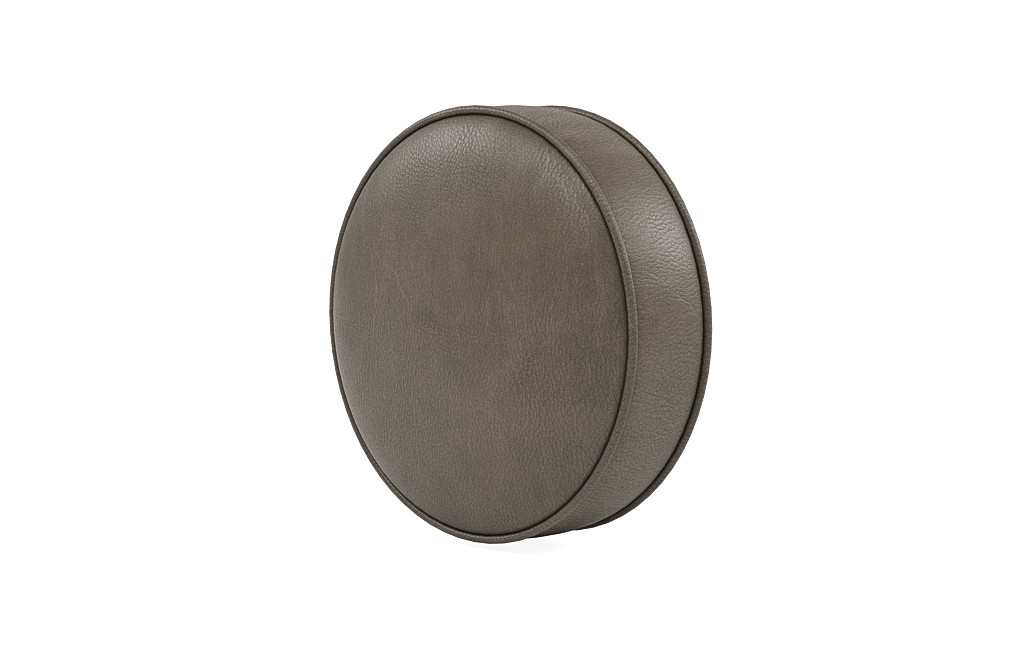 Throw Pillow Leather 13 Round Pillow" - Image 1