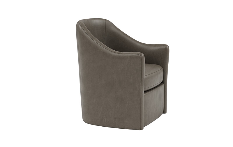 Savona Leather Swivel Chair - Image 2