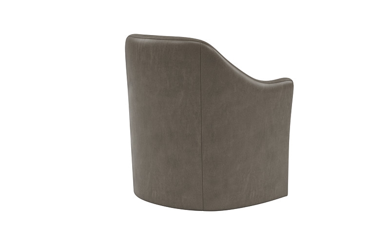 Savona Leather Swivel Chair - Image 3