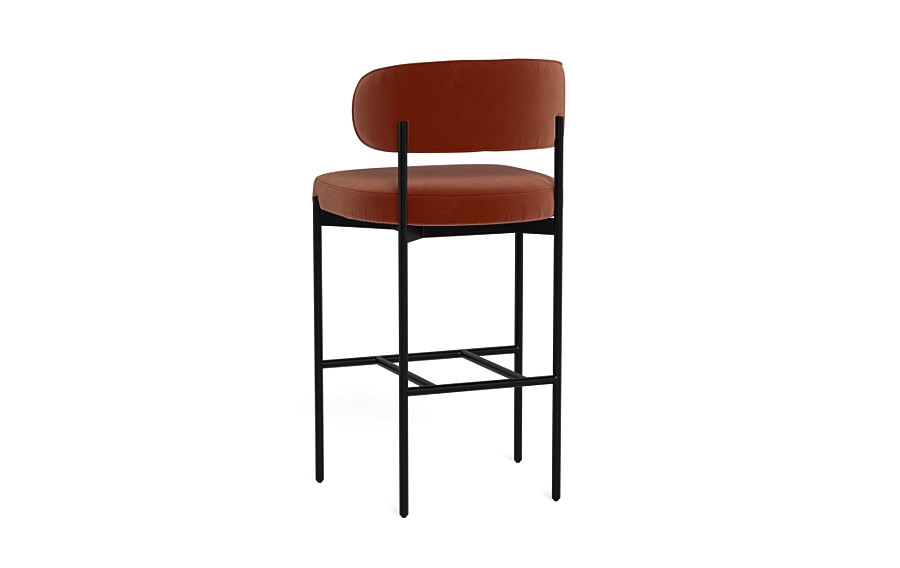 Hollis Metal Framed Upholstered Bar Stool - Image 2
