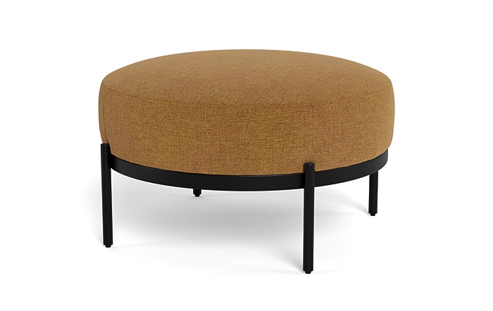 Kyle Round Stool Ottoman - Image 3