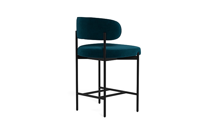 Hollis Metal Framed Upholstered Counter Stool - Image 2