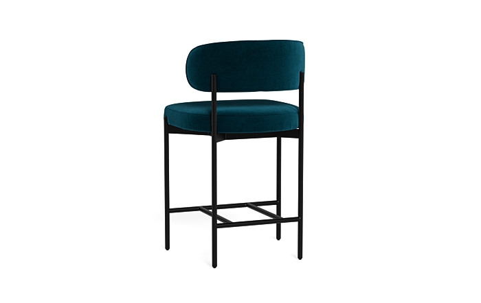 Hollis Metal Framed Upholstered Counter Stool - Image 1