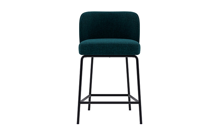 Graham Metal Framed Upholstered Counter Stool - Image 0